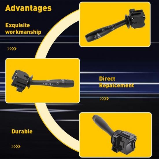 Turn Signal Headlamp Dimmer Blinker Lever Switch For 2005-2010 Chevy Cobalt EOA