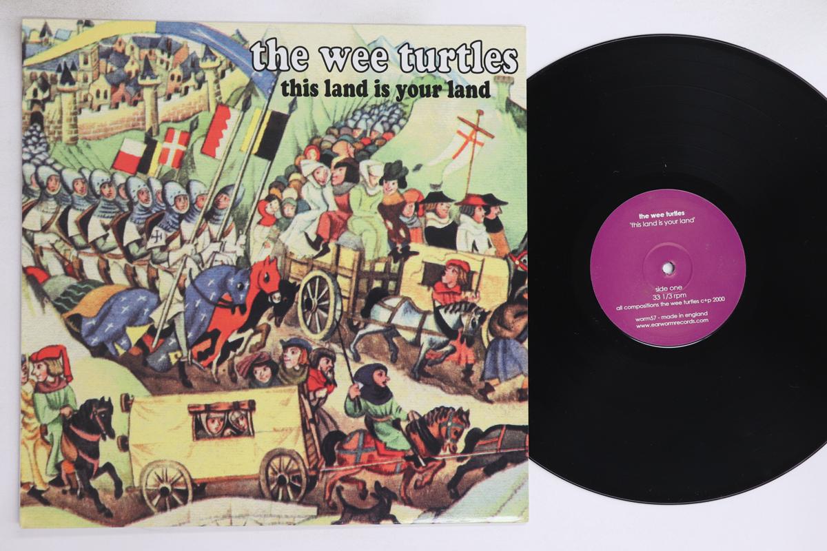 

LP Record WEE TURTLES - This Land Is Your Land WORM57 EARWORM 2000 UK Rock Used