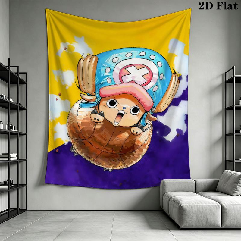 Tony Tony Chopper Nástěnná tapiserie Estetické závěsné dekorace na stěnu Tištěná látková přikrývka Dekorativní tapiserie Pro ložnici Obývací pokoj Domácí dekorace