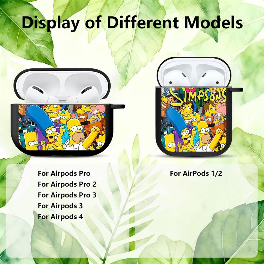 Case For Airpods Pro3 2 Pro2 4 3 Pro 1 Earphone Cases Cover Homer Cute Simpsons
