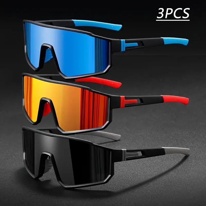 3PCS Casual PC Polycarbonate Mirrored Glasses Fashionable for Men Women Festival Gift