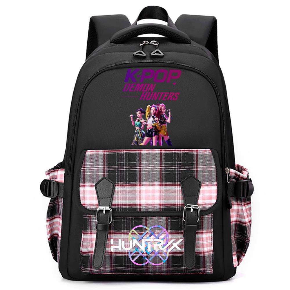Anime Cute Cartoon K-Pop Printed Large Capacity Backpack for Teenger Student Girl Boy Schoolbag Bookbag Women Waterproof Travel Bag Mochila Kid Gift