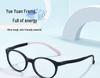 Ultra-Light Children's Blue Light Blocking Silicone Glasses for Teens