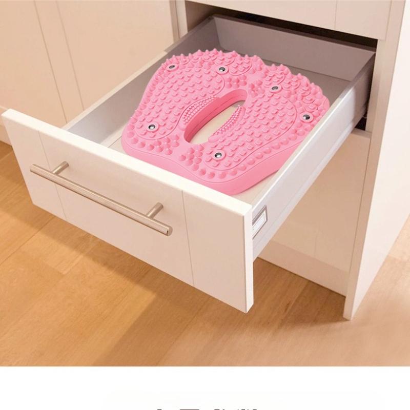 1Pc New Non-slip Massage Foot Pad, Multi-functional Magnet Acupressure Board, Household Inflatable Foot Stepper, Acupressure Device