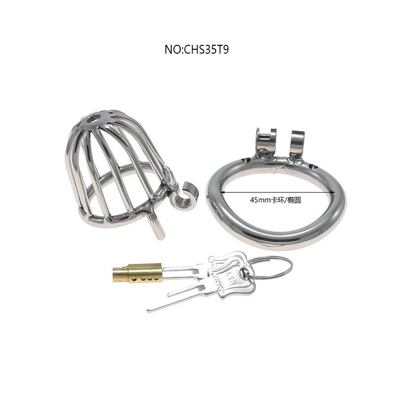 Stainless Steel Chastity Lock Penis Cage Bondage Alternative Sex Tools Passion Lower Body Training Adult Toys