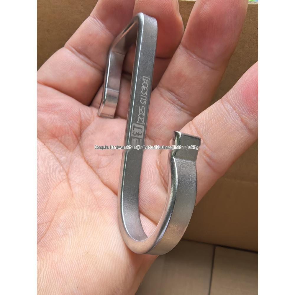 304 Stainless Steel S-shaped Hook for Kitchen, Bathroom, and Bedroom Use