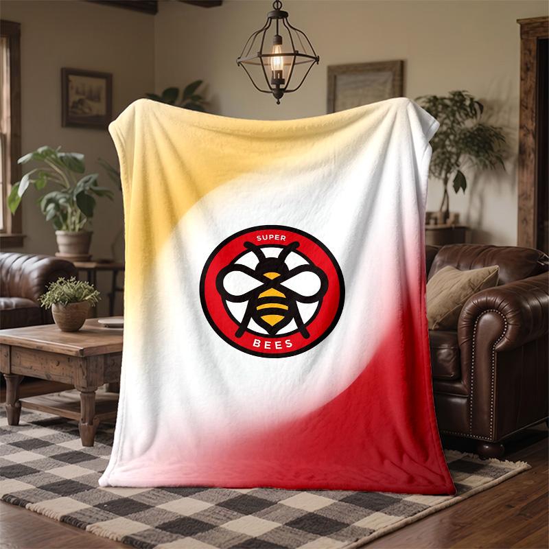 Brentford Football Print Flannel Blanket Soft Warm Sofa Bed Throw Blanket For Home Office Bedroom