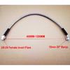 1Pair 10mm 20° Banjo + 3/8-24 Female Inverted AN3 Stainless Braided Universal Hydraulic Brake Hose Clutch Oil Line Tube