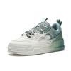 Anta Micro Sugar Bread Shoes Couple Color Matching Fashion Casual Wear Durable Lightweight Low-Top Skate Shoes Men Sneakers White Green 912348001-7