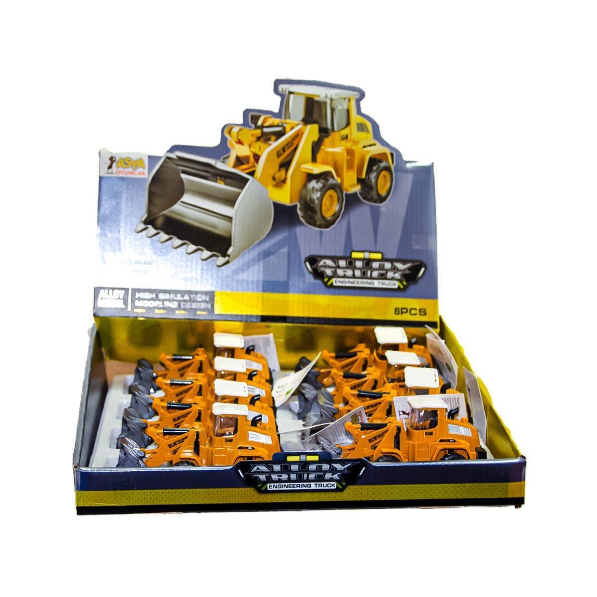 

04530-8831 Металлическая строительная техника, 8 шт., с дисплеем - Asya Toys