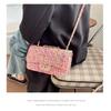 1Pc Xiaoxiangfeng Woolen Bag Women's Bag New Trendy  Popular Korean Version Fashion Versatile Chain Single Shoulder Messenger Bag
