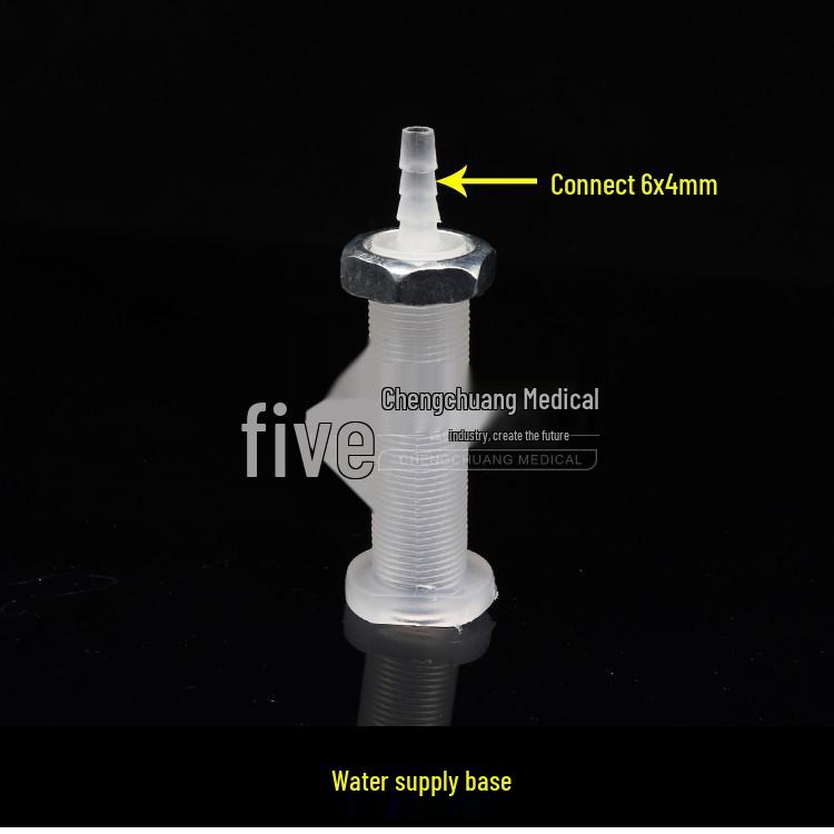

Dental Ceramic Spittoon White Water Supply System with Flushing Elbow and Straight Pipe