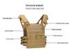 JPC Lightweight Tactical Cosplay Vest Military Outdoor Protective Gear