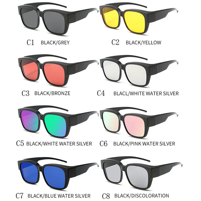 Polarized Women  Men  Photochromic Sunglasses Sunshade Eyewear UV Protection Big Frame Glasses Fashion Classic Outdoor Travel Glasses