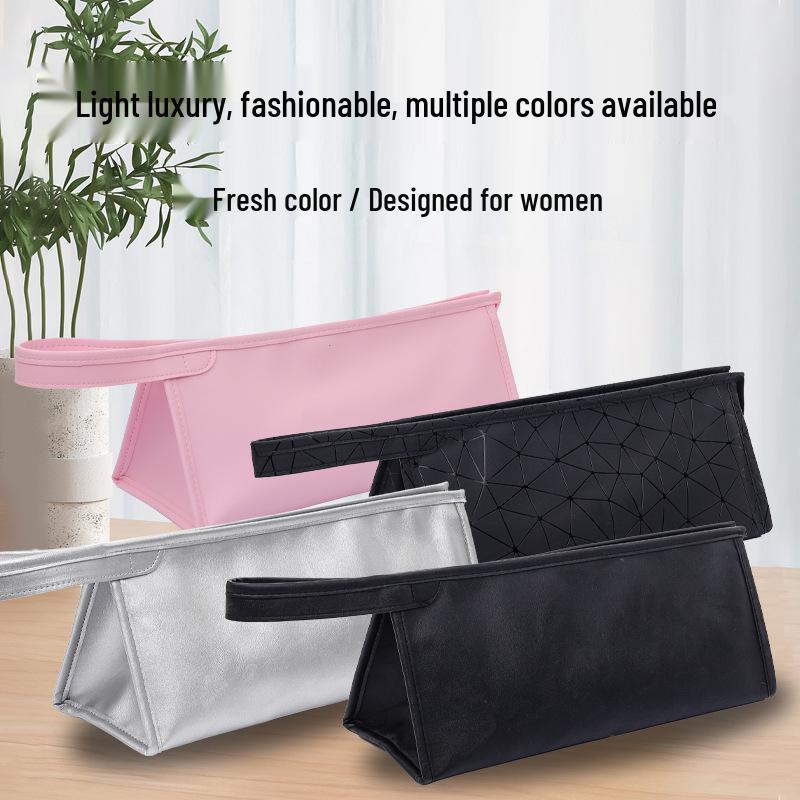 Waterproof PU Leather Hair Dryer & Curling Iron Storage Bag - High Quality, Fashionable & Portable