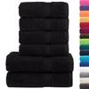 VidaXL Ensemble de Serviettes de Qualité Supérieure 6 pcs, Essuie-mains, Serviettes de Douche, Draps de Bain, Serviettes 137565