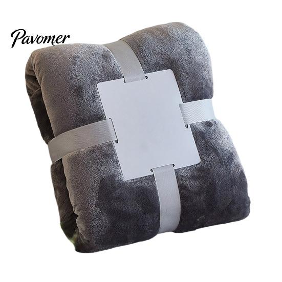 Lightweight Travel Blanket Solid Color Flannel Throw Blanket, Plush for Bed, Foldable Sofa, Couch, Soft Fuzzy Nap Sleeping All Seasons