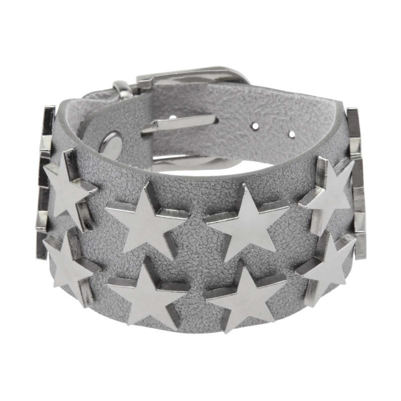 Creative Personality Punk Double Row Pentagram Bracelet Bracelet Simple Popular Versatile Couple Hand Ornament Chain