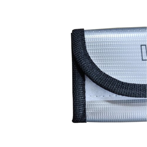 Set of 4 Lithium Battery Explosion-Proof Bags, Battery Cases, Safety Bags, Fireproof, Flame-Retardant Bags, Explosion-Proof Battery Storage Cases, Bat