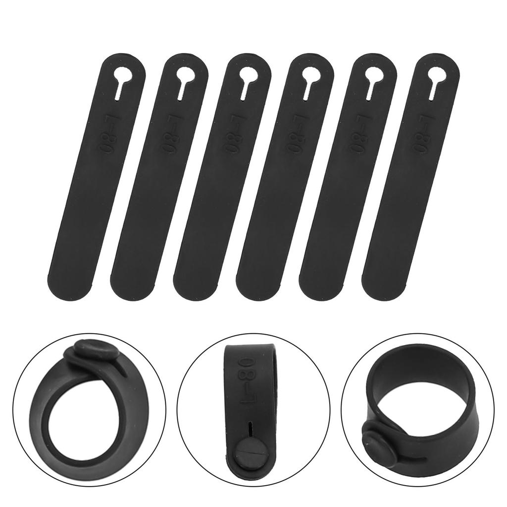 Securing Rubber Band Ties Anti-hardening Cable Clutch