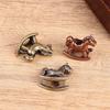 Rocking Horse Brass Knife Beads Edc Outdoor Diy Paracord Handmade Woven Lanyard Pendants Bracelet Charms Accessories