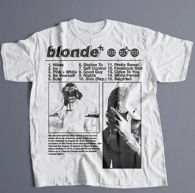 Графическая футболка с коротким рукавом Frank Ocean Полный размер S-5XL Унисекс футболка M