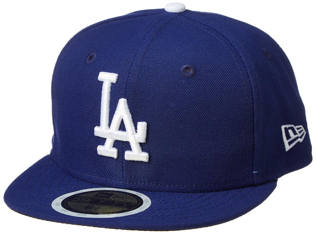New Era ACPERF Los Angeles Dodgers Game Cap, 17J, Blue, Size 6.5/8, 11449305, Junior