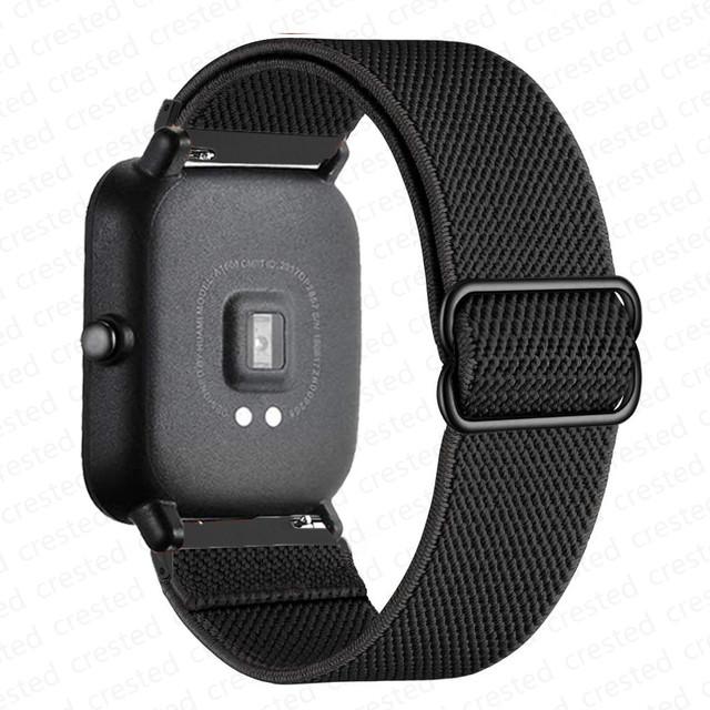 Nylon Band For Amazfit GTS 4/2/2e/3/GTS2 Mini/GTR/4/3/Pro/GTR2/stratos Bracelet Correa Amazfit Bip 6 5 3 20mm/22mm Watch Straps