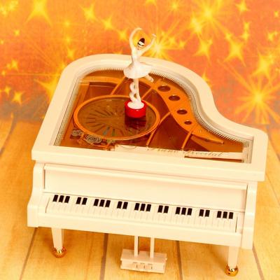 Dancing Girl, Piano Music Box, Rotating Ballet Eight-tone Box, Home Decoration Item