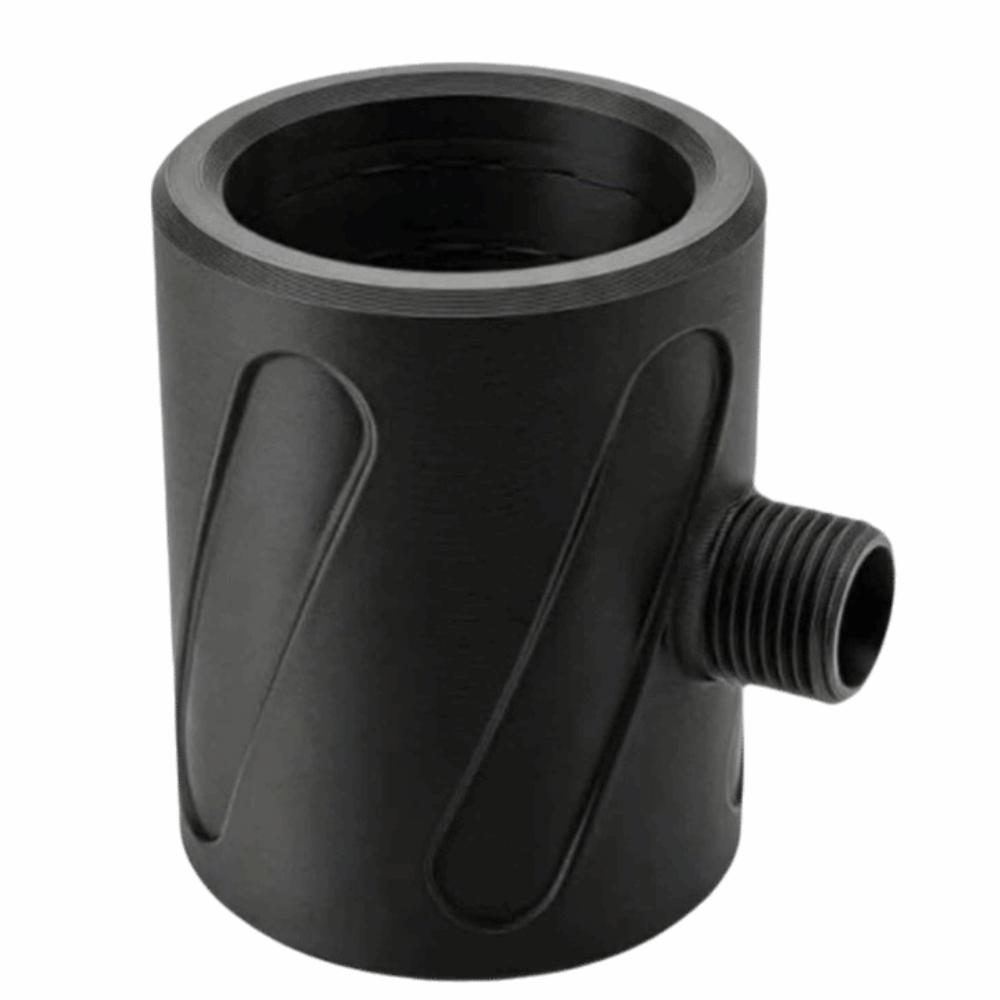 Powerful Massage High Pressure Shower Head Spiral Nozzle Massage Shower Head  Apartment Use чёрный