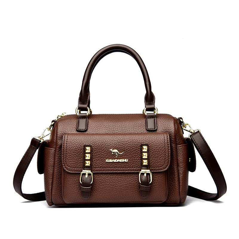 Borsa a tracolla da donna in morbida pelle PU di alta qualità, Borsa a spalla da donna alla moda, Adatta per l'uso quotidiano, Lo shopping, Il pendolarismo
