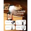 MAGIC JOHN Selfie Light with Phone Clip Portable Photography Lighting 1200mAh Rechargeable CRI 95+ 2500K9000K 4 Light Modes 3 C