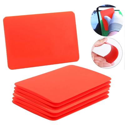 5/10PCS Soft Window Tint Ultra-thin Edge Squeegee Carbon Vinyl Car Wrap PPF Protect Film Install Tool Rubber Scraper Water Wiper
