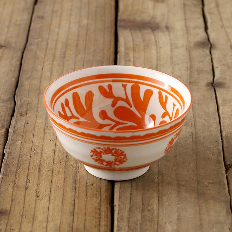 

DREAM Japanese Underglaze Ceramic Threaded High-Foot Bowl Set of 3
