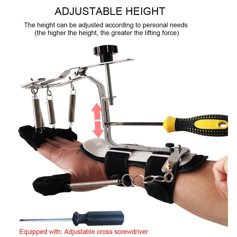 Hand Physiotherapy Rehabilitation Training Equipment Medical Wrist Finger Splint Orthosis Tendon Strength Recovery Exerciser