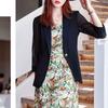 2023 Neue Sommer-Mode Premium Temperament Mesh Slim Oversize Dreiviertel Sonnenschutz Lässig Lässig Damen Einfarbig Blazer