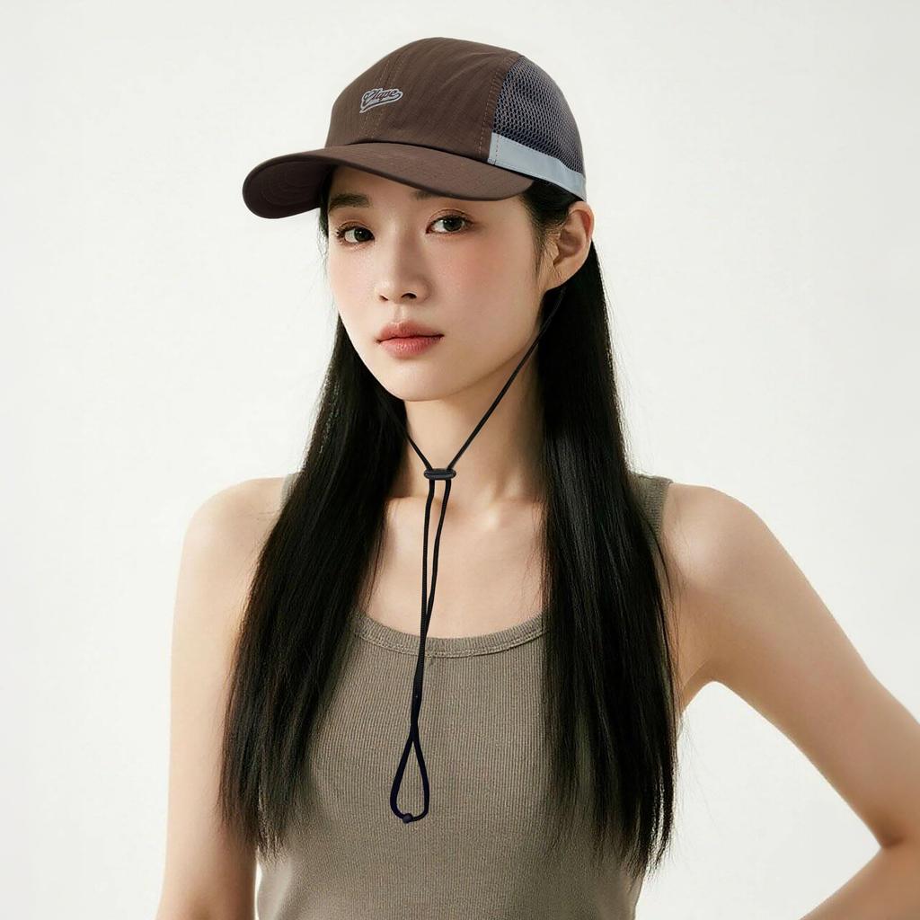 Clape Mesh Cap with Beach Adjustable Nylon 4 UV Sports Cap Men's Drawstring, Reflective, Breathable, Cap, Cycling, Hiking, Drawstring, Cap, Panels,