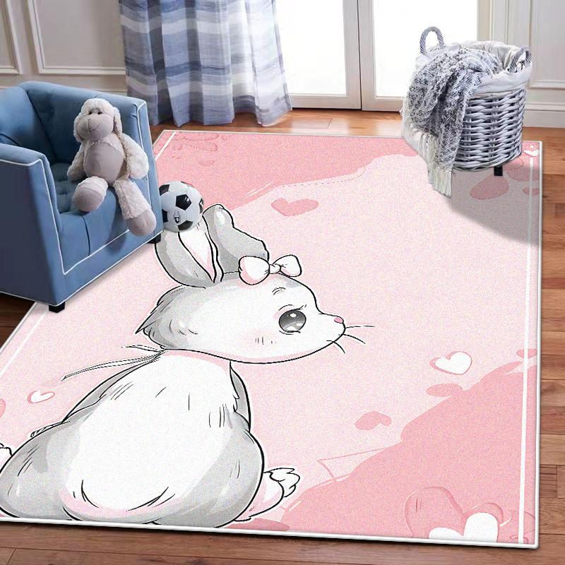 3D Cartoon Hot Air Balloon Rug Area Carpet for Living Room Kids Bedroom Sofa Kitchen Decorate Child Non-slip Floor Mats Washable