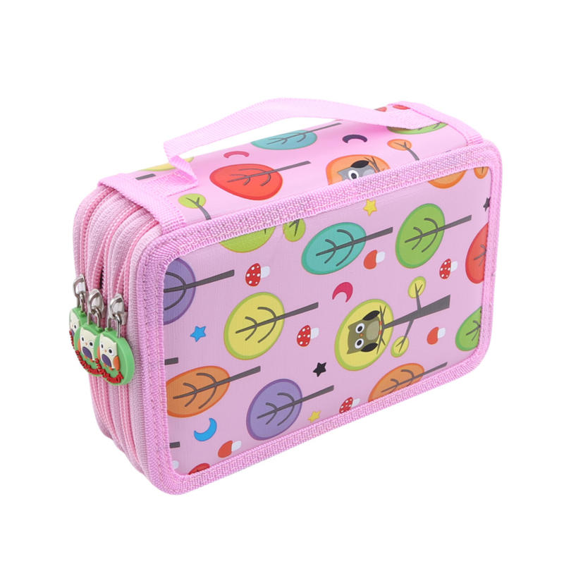 Mehrfachfach Bunt Studenten Bleistift Marker Etui Box Großes Fassungsvermögen Skizzenzeichnen Pinsel Schreibwaren Etui