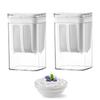 Thick Greek Yogurt Strainer Fine Mesh Yogurt Maker Strainer with Lid Cheese Yogurt Maker 2pcs