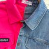 Frühlings Retro Hong Kong-Stil Gürtelhemd aus Denim - Damen Chic Casual Midilange Oberteil
