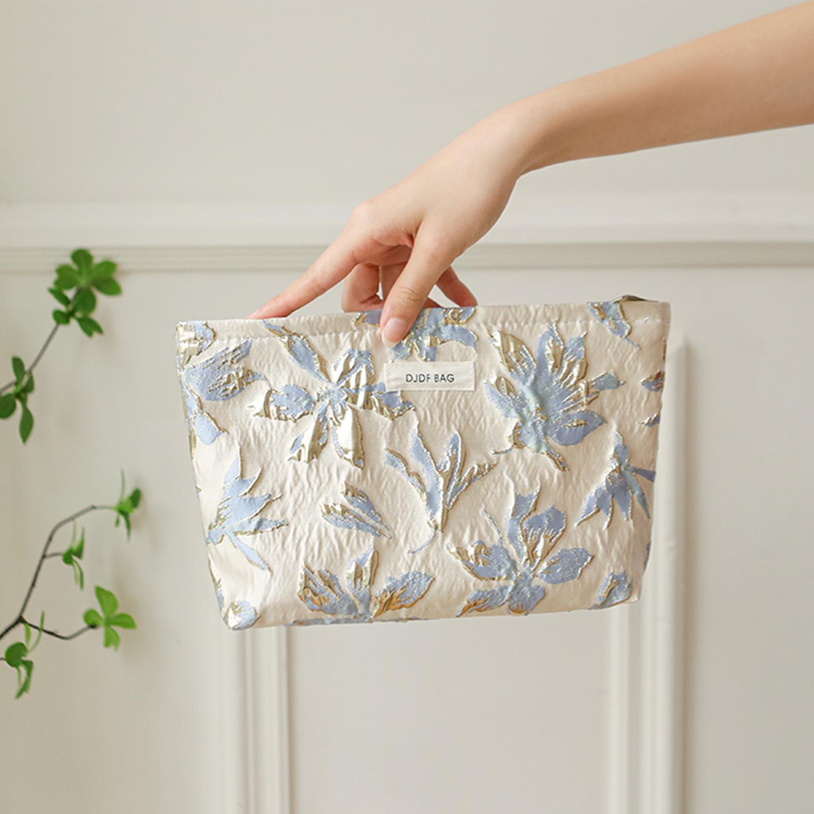 

Розовый бант для женщин, косметичка, большая вместительная сумка для хранения косметики, портативный клатч, пригородная косметичка, повседневные косметички