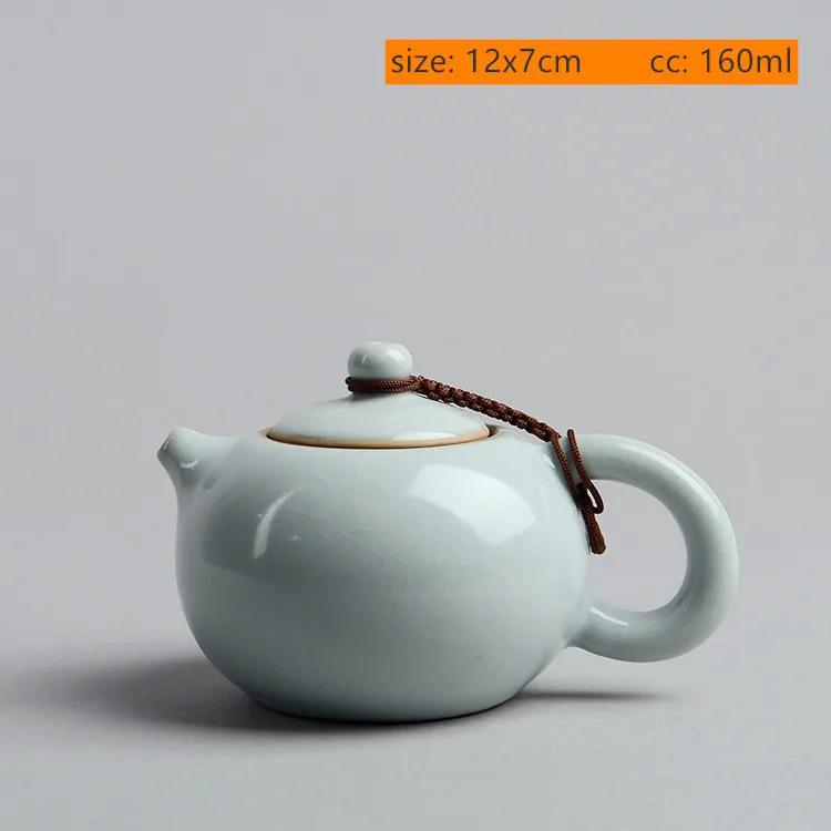

WSHYUFEI Jingdezhen Handmade white porcelain Xishi teapot Sheep fat jade ceramics kettle tea set Chinese tea ceremony gifts