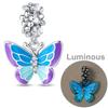 Genuine copper Colorful Luminous Charm Bead Charms Bead Shell Turtle Butterfly Star Shape Dangle Accessories Bracelets Do It Yourself Jewellery Markin