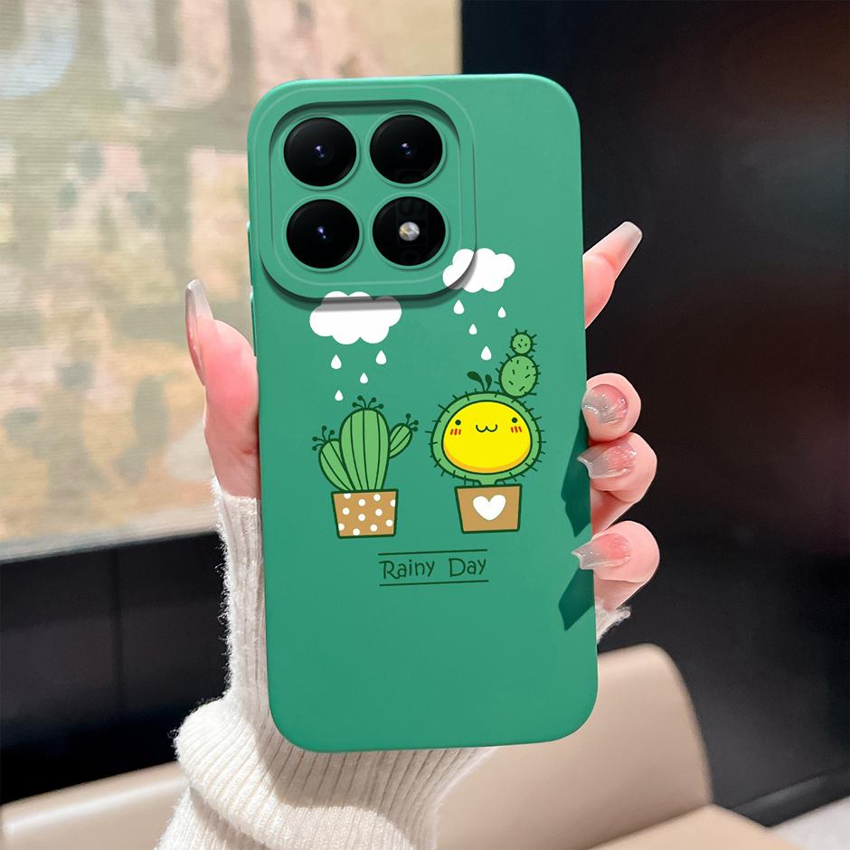 Phone Case For Xiaomi 15T Pro 5G Cute Dinosaur Pattern Shockproof Soft Silicone Protective Bumper Cover For Xiaomi15T Pro Fundas