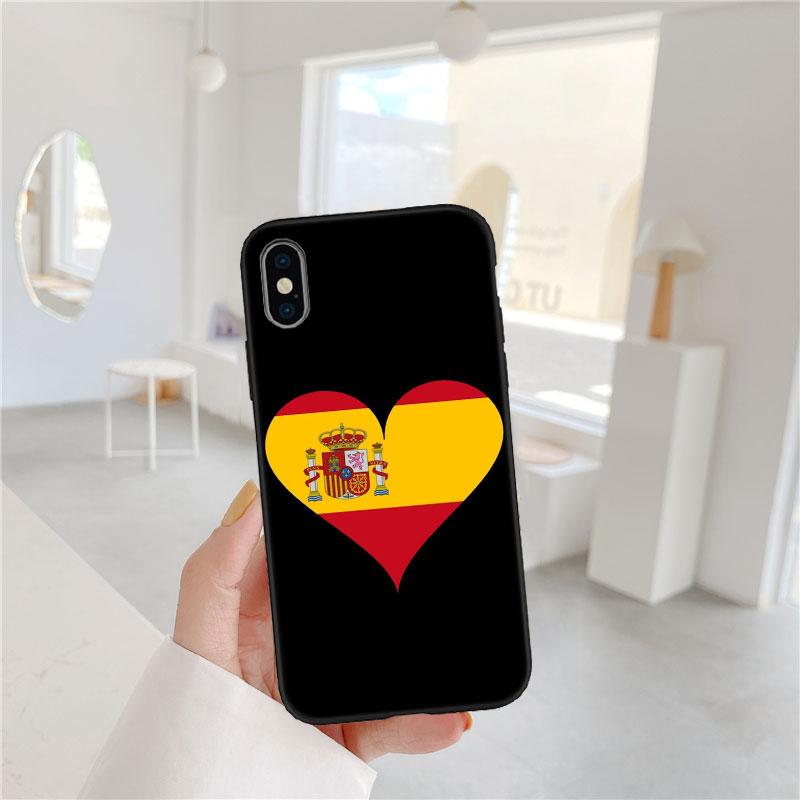 PP57 Spain Flag Soft Shell Phone Case for Xiaomi Xiaomi Poco M4 M5 M6 M7 X3 X6 X7 F8 Ultra Pro GT NFC