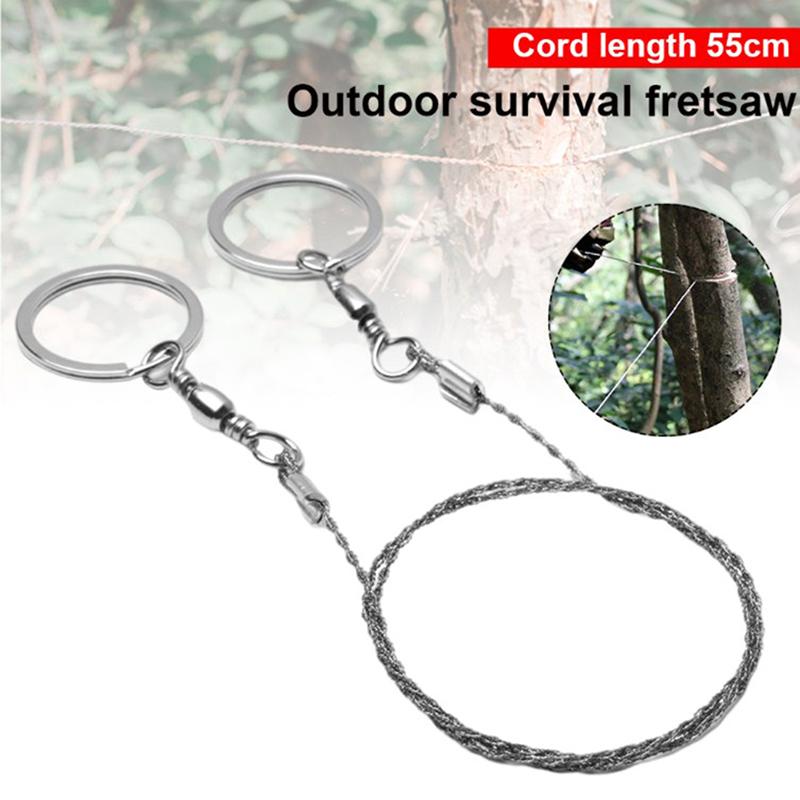 Drahtsäge Langlebig Leicht Notfall-Überlebenssäge Taschensäge Mit Drehbar