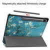 PU Leather Tablet Cover Case for Samsung Galaxy Tab S7 Plus 12.4inch SM-T970 SM-T975 SM-T976 Magentic Protective Folding Stand