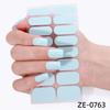 Adesivi per unghie in pellicola, Adesivi per unghie a colori solidi impermeabili, Nuovi adesivi per nail art a copertura totale