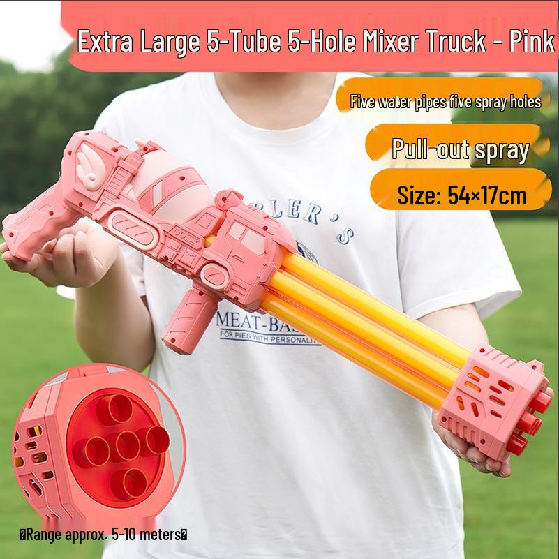 Large Capacity Pull-Out Water Gun Toy for Kids - Perfect for Beach and Water Play Activities